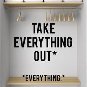 Clean Sweep ! Everything must go🗣🗣